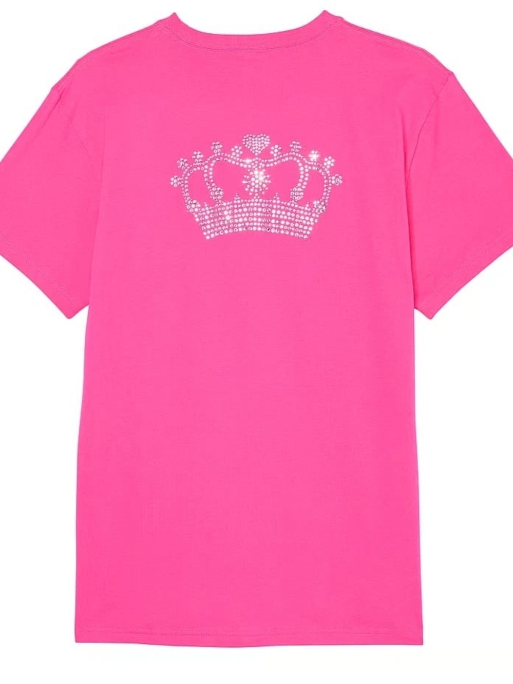 NWT! Victoria's Secret PINK 'Bling Crown Campus Tee'